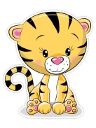 SRP Kétréteges faldekoráció - Tiger