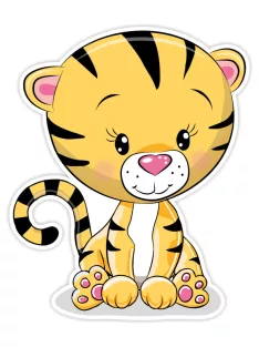 SRP Kétréteges faldekoráció - Tiger