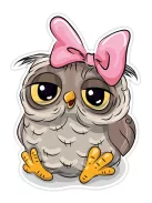 SRP Kétréteges faldekoráció - Owl