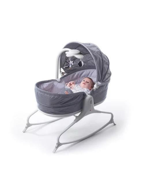 Tiny Love Cozy Tiny Rocker pihenőszék kupolával - Heather Grey