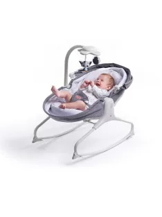   Tiny Love Cozy Tiny Rocker pihenőszék kupolával - Heather Grey