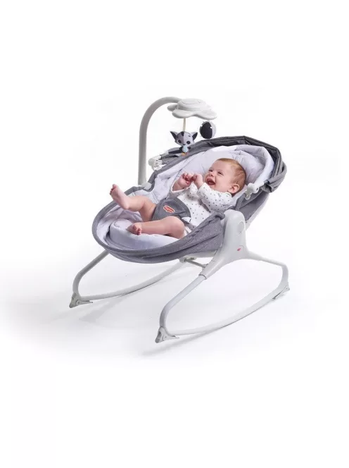 Tiny Love Cozy Tiny Rocker pihenőszék kupolával - Heather Grey