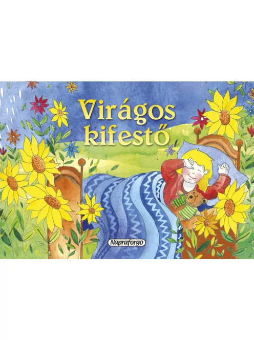 Virágos kifestő