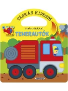 Táskás kifestő matricákkal - Teherautók