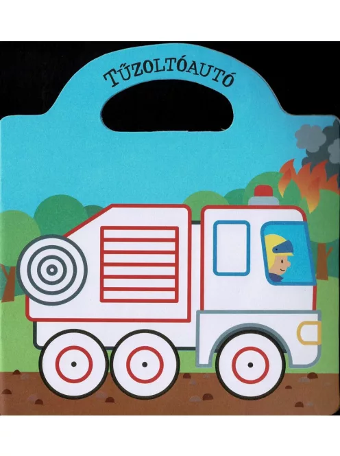 Táskás kifestő matricákkal - Teherautók