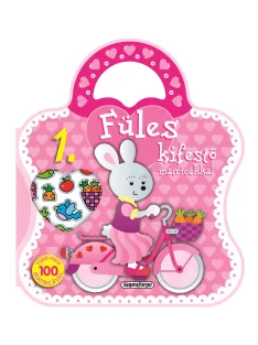 Füles kifestő matricákkal - 1. Bicikli