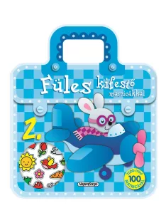 Füles kifestő matricákkal - 2. Repülő