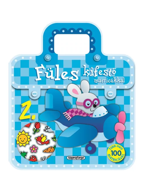 Füles kifestő matricákkal - 2. Repülő