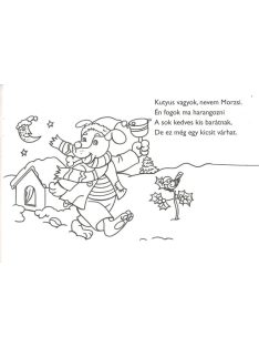 Kifestőfüzet ovisoknak - Morzsi karácsonya