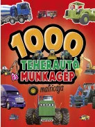 1000 teherautó és munkagép matricája - Piros