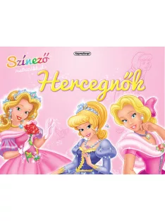 Színező matricákkal - Hercegnők