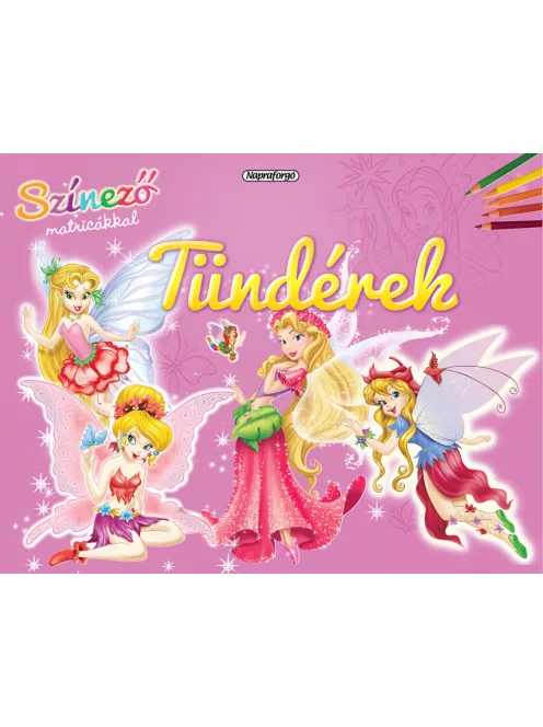 Színező matricákkal - Tündérek