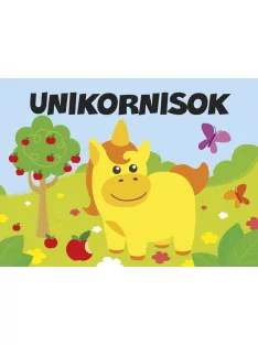 Pancsolókönyv szivaccsal - Unikornis