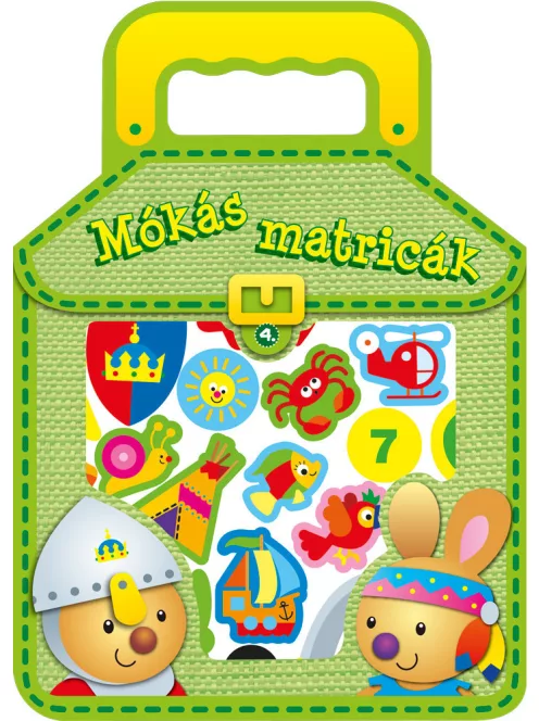 Mókás matricák 4. - zöld