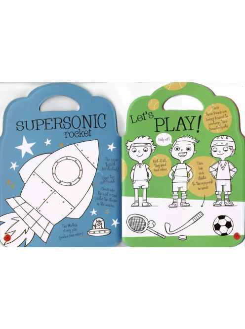 My Fun Colouring Backpack with Stickers - Boys
