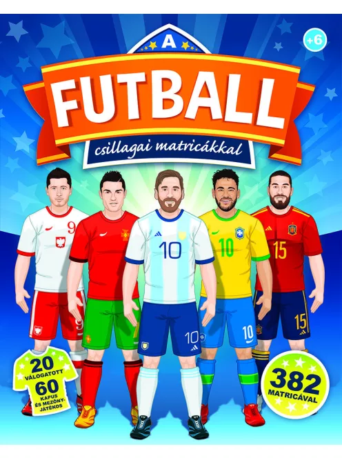 A futball csillagai matricákkal