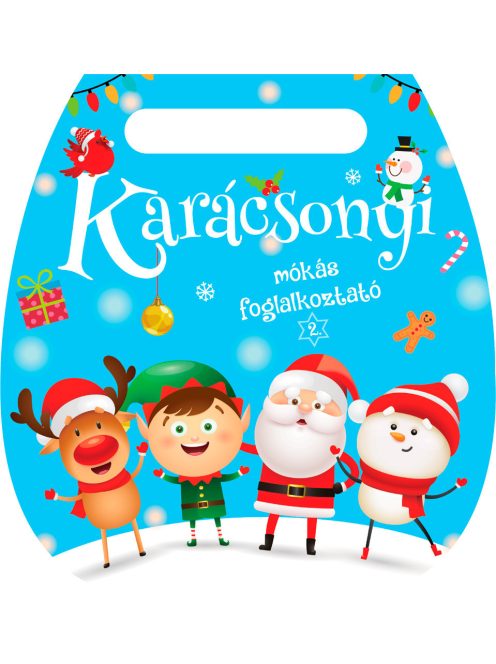 Karácsonyi mókás foglalkoztató 2. - kék
