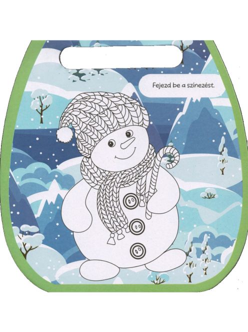 Karácsonyi mókás foglalkoztató 2. - kék