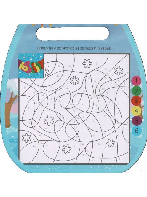 Karácsonyi mókás foglalkoztató 2. - kék