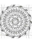 Mandalák és színezők - Vadállatok