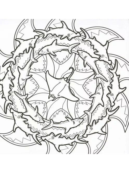 Mandalák és színezők - Víziállatok