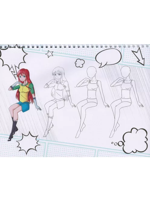 Manga rajzfüzet 2.