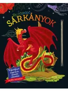 Rejtőzködő sárkányok - Kifestőfüzet kaparós és színezős oldalakkal