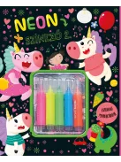 Neon színező 2. - zöld