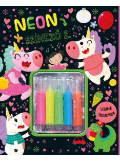 Neon színező 2. - zöld
