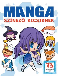 Manga színező kicsiknek