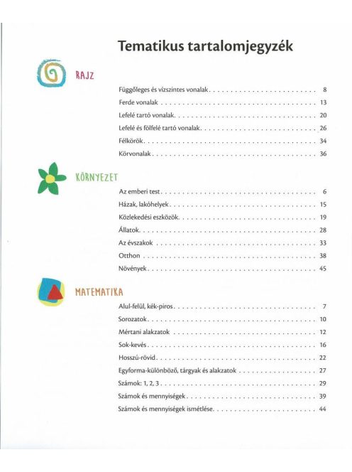Készülünk az iskolára - 3-4 éveseknek