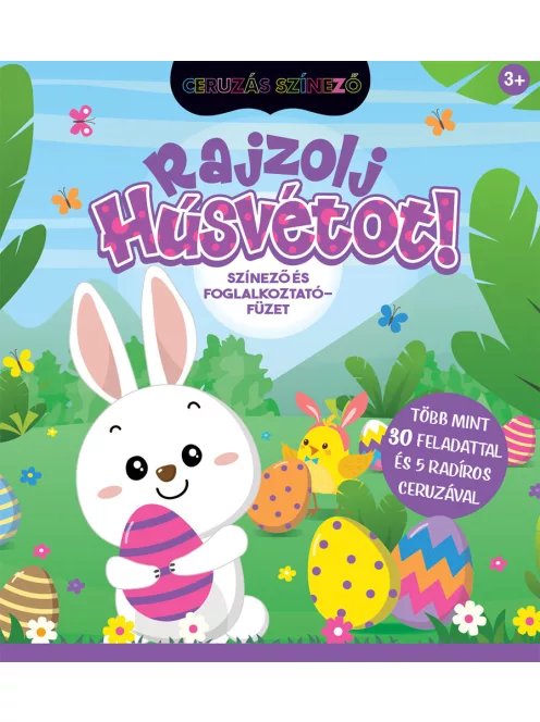Ceruzás kifestő - Rajzolj húsvétot!