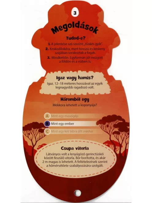 Tudod a választ? - Dinoszauruszok