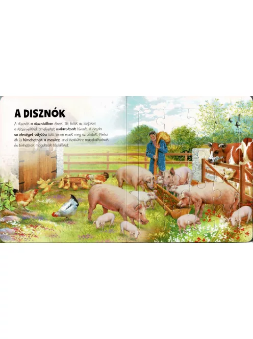 Szuper puzzle - A tanya állatai