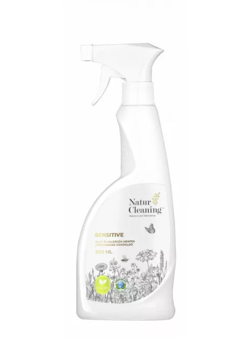 NaturCleaning Sensitive illat és allergén mentes citromsavas vízkőoldó 0,5 liter