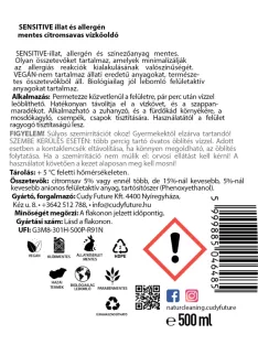   NaturCleaning Sensitive illat és allergén mentes citromsavas vízkőoldó 0,5 liter