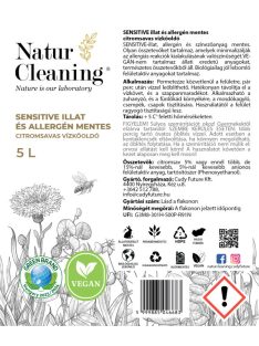   NaturCleaning Sensitive illat és allergén mentes citromsavas vízkőoldó 5 liter