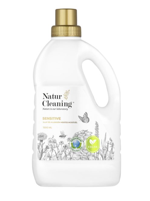 NaturCleaning Sensitive mosógél 1,5 liter - Illat,- és allergénmentes