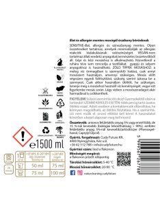   NaturCleaning Sensitive mosógél 1,5 liter - Illat,- és allergénmentes