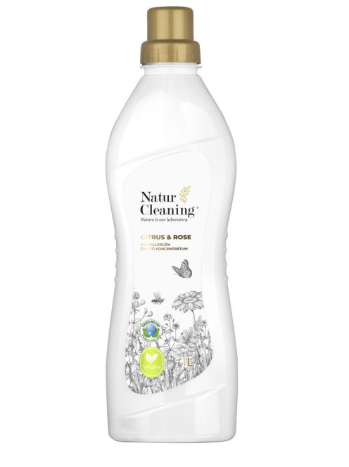 NaturCleaning Öblítő koncentrátum 1 liter - Citrus & Rose