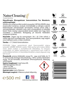   NaturCleaning Mosogatószer koncentrátum 1 liter - tea-mandarin