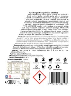 NaturCleaning White hipoallergén mosógél 3 liter