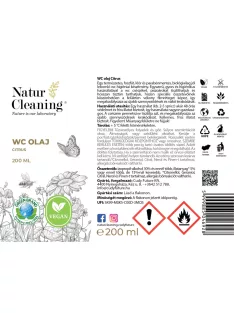 NaturCleaning WC olaj 200 ml - citrus