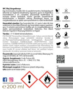 NaturCleaning WC olaj 200 ml - sárgadinnye