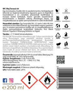 NaturCleaning WC olaj 1 liter - tavaszi rét