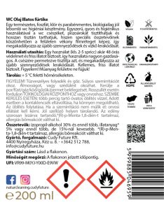 NaturCleaning WC olaj 1 liter - illatos fürtike