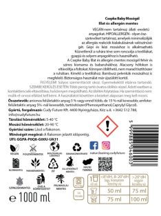 Csepke Baby allergénmentes mosógél 0m+ - 1 liter