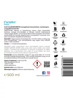   Csepke Baby mosogatószer koncentrátum, cumisüvegmosó 0m+ - 500 ml