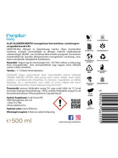   Csepke Baby mosogatószer koncentrátum cumisüvegmosó 0m+ - 1 liter