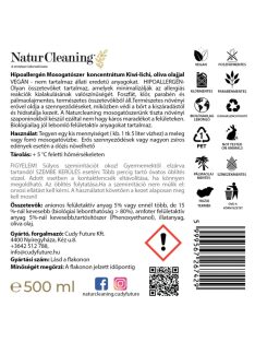   NaturCleaning Mosogatószer koncentrátum 500 ml pumpás - kiwi-lichi